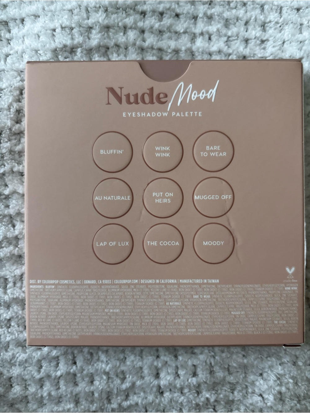 ColourPop Nude Mood Eyeshadow Palette — Peachy Nude & Rose Hues - Picture 5 of 5